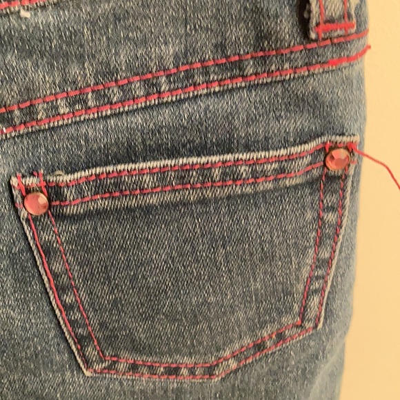 Princess by Hello Kitty Jean skirt Girls Sz 5 - Picture 5 of 9